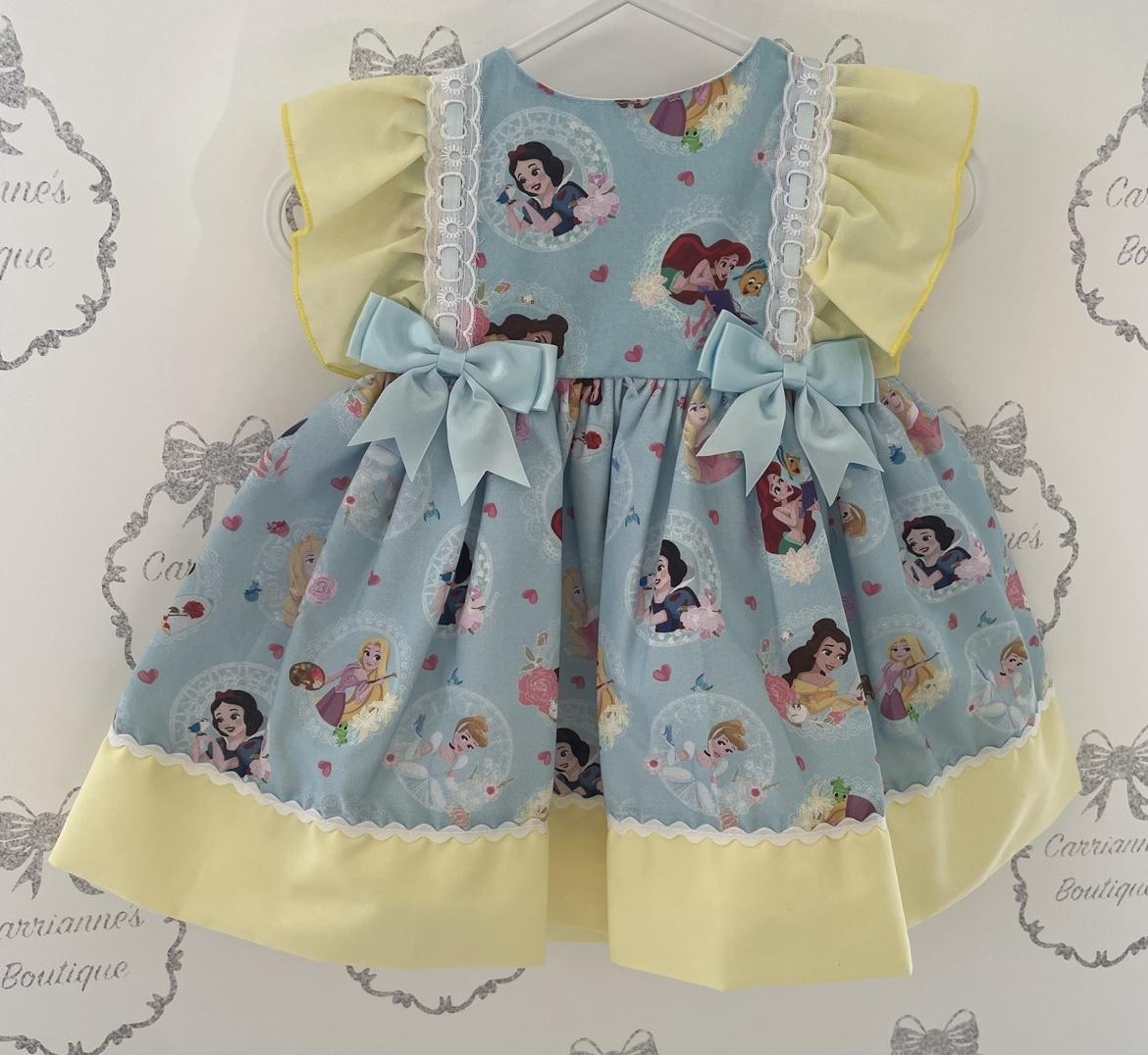 pleegouders biologie ramp Blue Princess Baby Dress - Carrianne's Boutique
