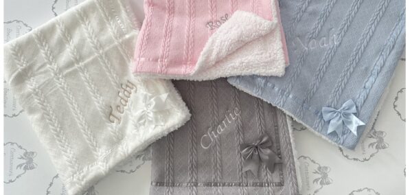 Personalised baby blanket