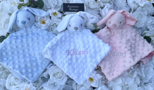 Personalised baby comforter